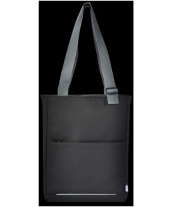 Aqua wasserabweisende 14" Laptop-Tragetasche aus GRS Recyclingmaterial 14 L schwarz 14 13003890 E2