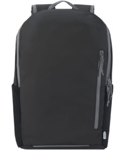 Alternative view of Aqua wasserabweisender 15" Laptop-Rucksack aus GRS Recyclingmaterial 21 L schwarz