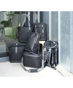 Aqua wasserabweisender 15" Laptop-Rucksack aus GRS Recyclingmaterial 21 L schwarz 16 13004390 M1