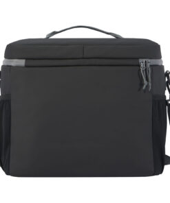 Aqua wasserabweisende Kühltasche für 20 Dosen aus GRS Recyclingmaterial 22 L schwarz 12 13004590 B1