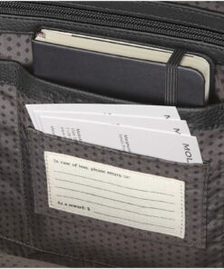 Moleskine Classic Rucksack aus Leder schwarz 15 13007090 D1