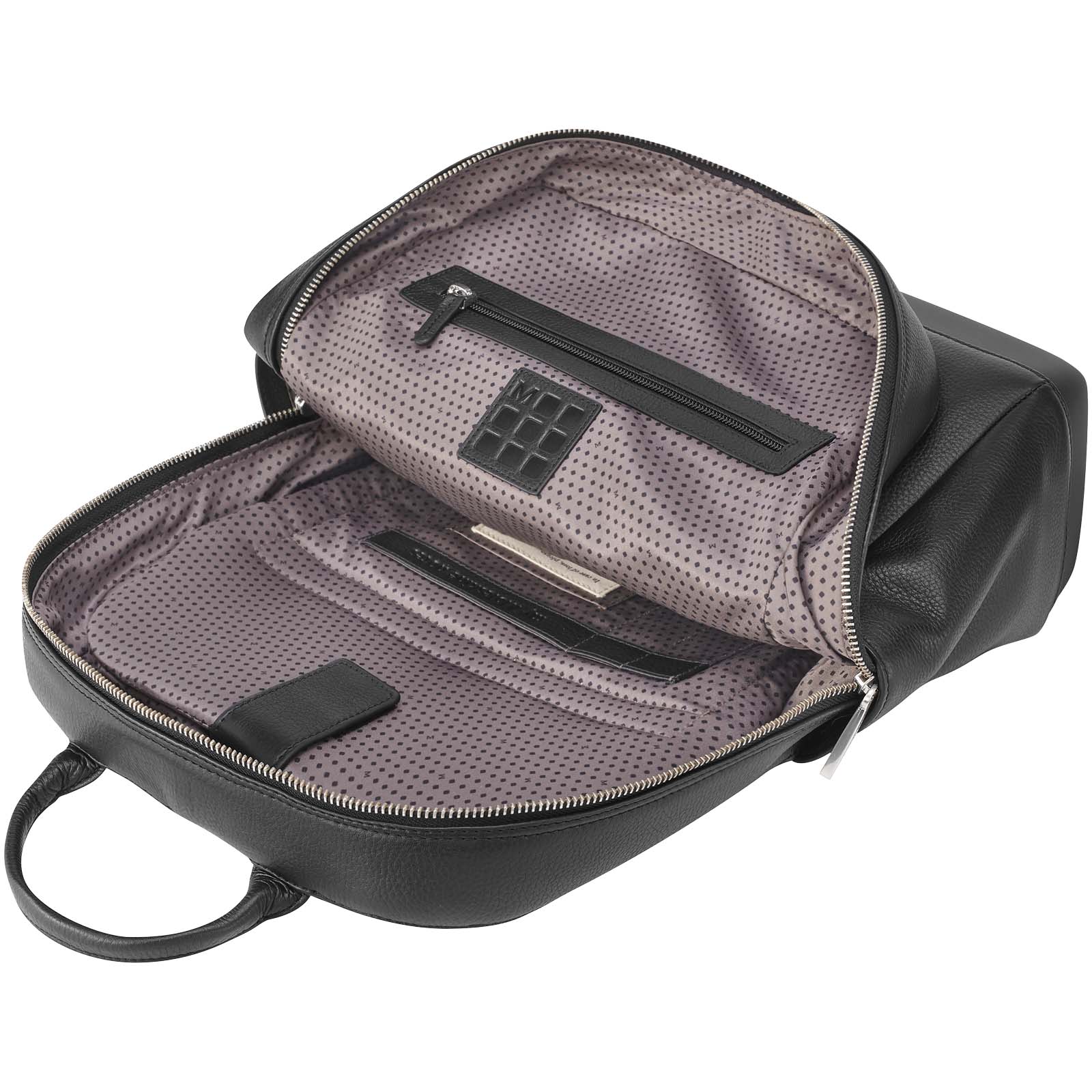 Moleskine Classic Rucksack aus Leder schwarz 5 Moleskine Classic Rucksack aus Leder schwarz – Bild 3