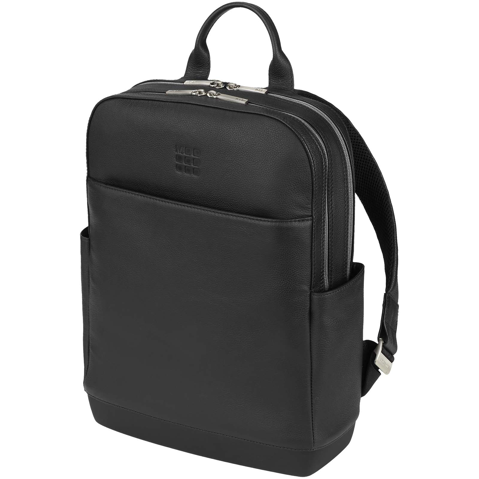 Moleskine Classic Pro Rucksack aus Leder schwarz 3 Moleskine Classic Pro Rucksack aus Leder