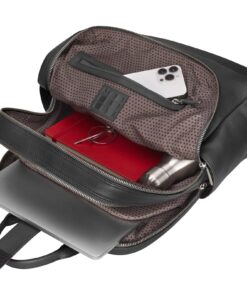 Moleskine Classic Pro Rucksack aus Leder schwarz 11 13007290 E2