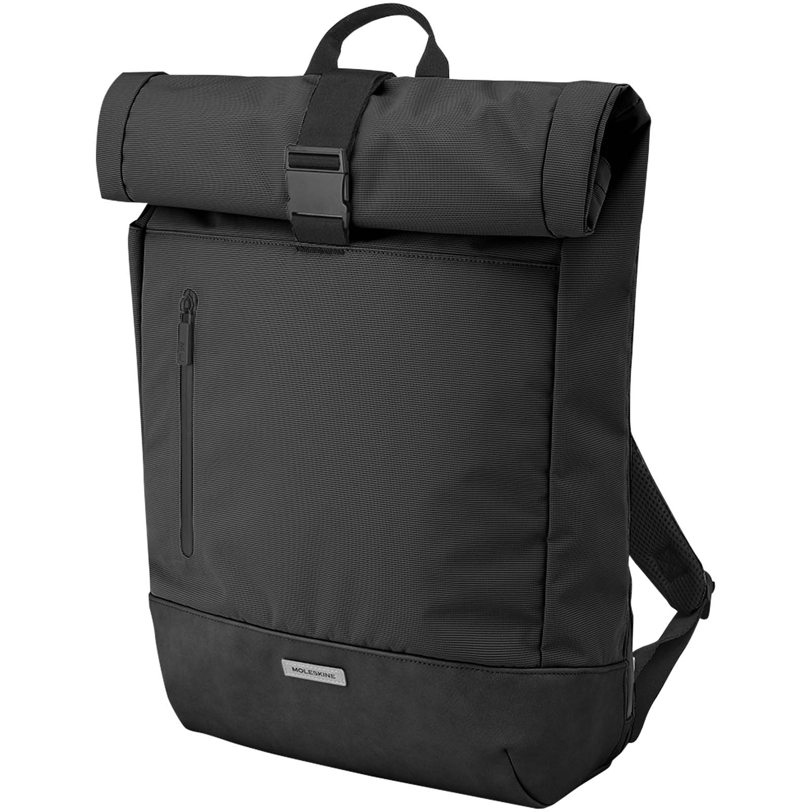Moleskine Metro Rolltop Rucksack schwarz 3 Moleskine Metro Rolltop Rucksack