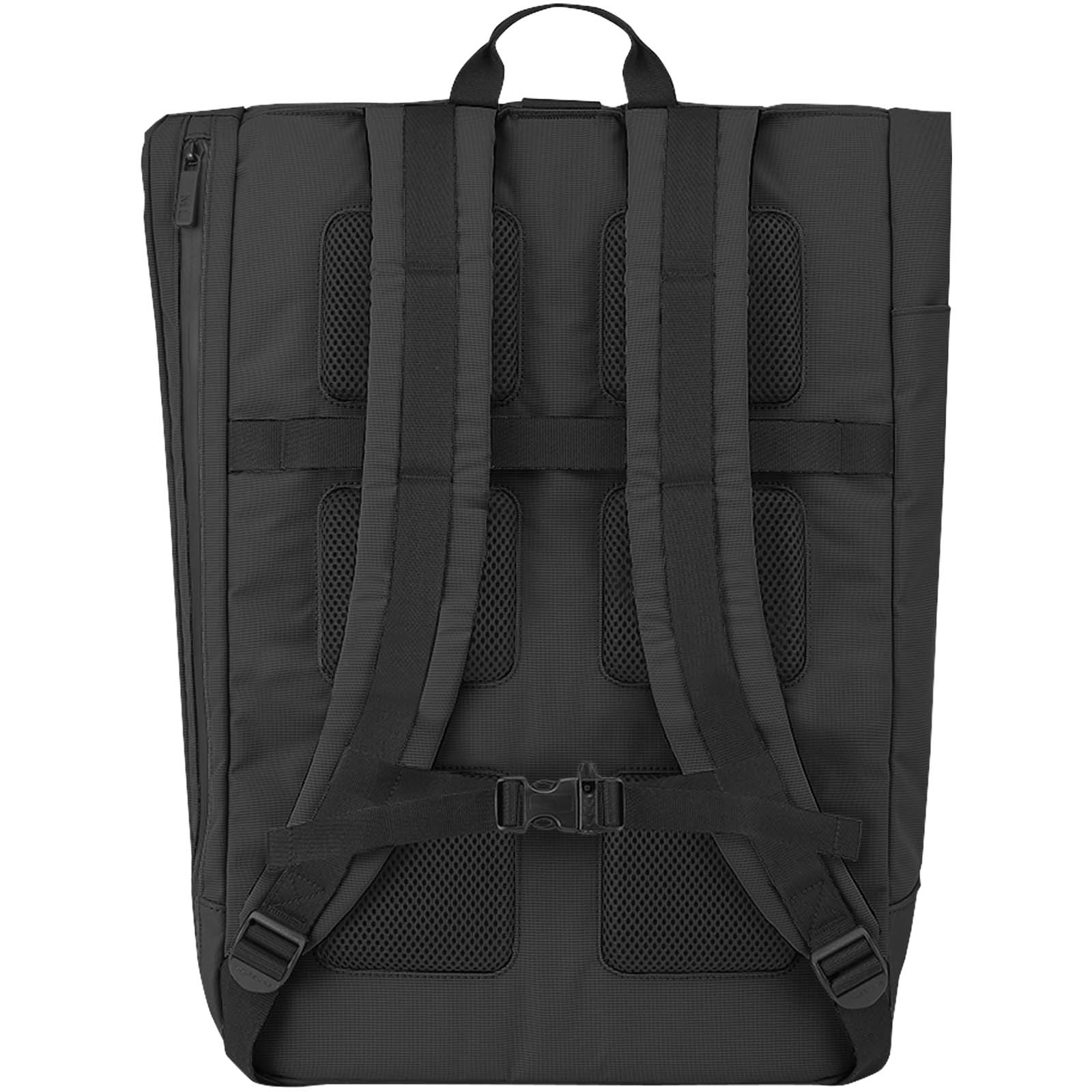 Moleskine Metro Rolltop Rucksack schwarz 5 Moleskine Metro Rolltop Rucksack schwarz – Bild 3