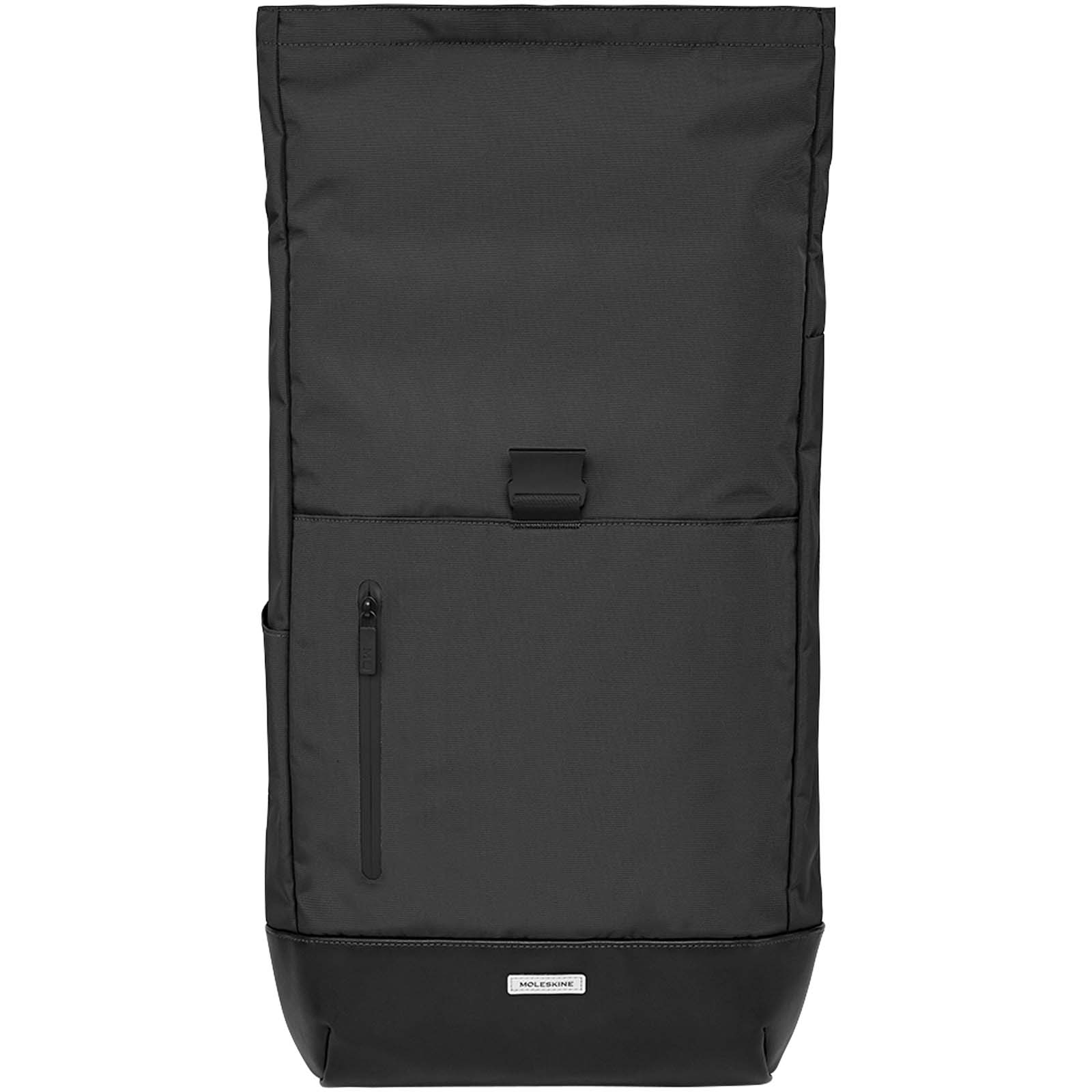 Moleskine Metro Rolltop Rucksack schwarz 4 Moleskine Metro Rolltop Rucksack schwarz – Bild 2