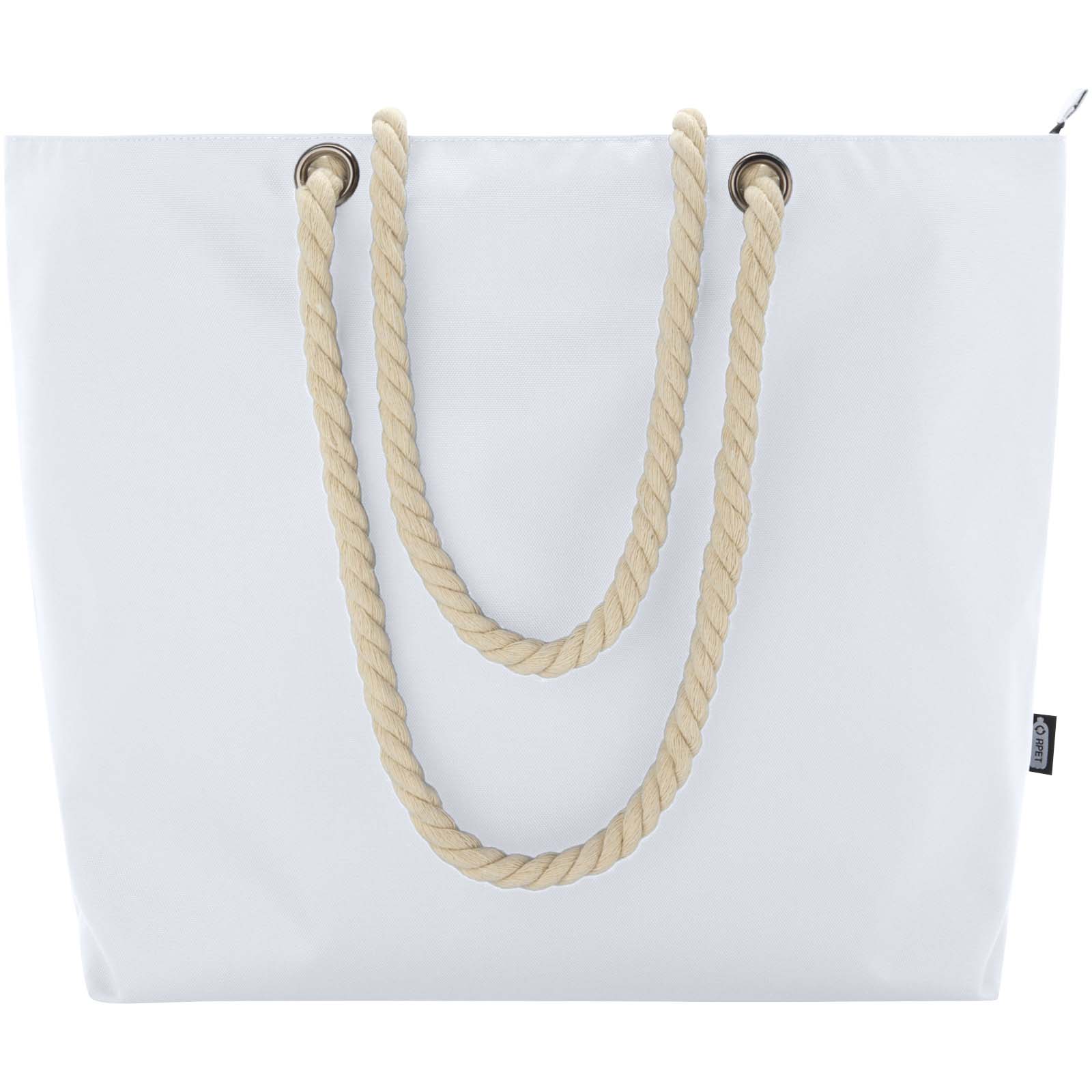 Panama Strandkühltasche mit Kordelgriffen aus recyceltem GRS-Material, 23L 4 Panama Strandkühltasche mit Kordelgriffen aus recyceltem GRS-Material, 23L – Bild 2