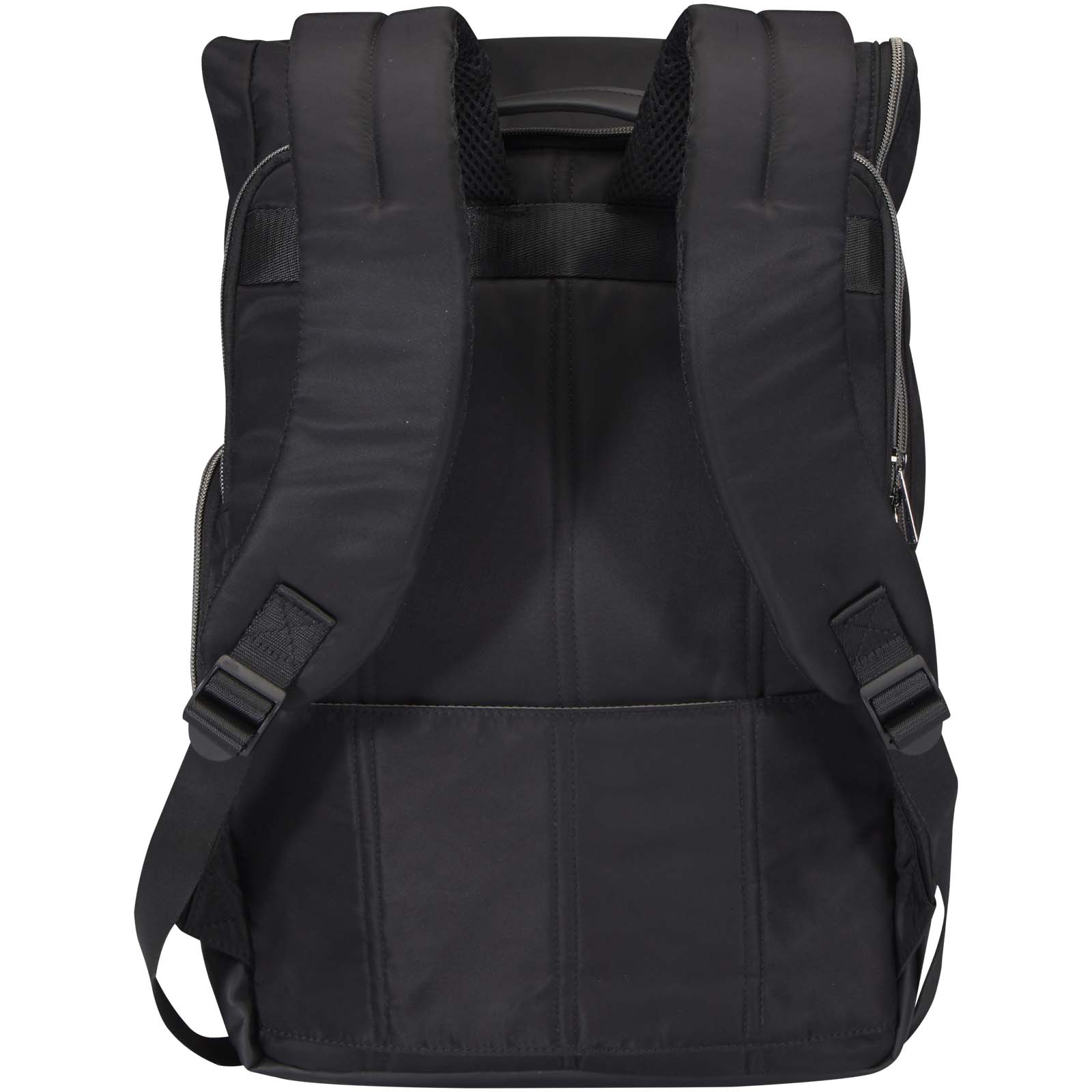 Rhine 15" Rolltop-Rucksack aus recyceltem GRS-Material 18 L schwarz 5 Rhine 15" Rolltop-Rucksack aus recyceltem GRS-Material 18 L schwarz – Bild 3