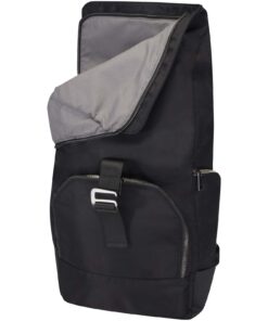 Rhine 15" Rolltop-Rucksack aus recyceltem GRS-Material 18 L schwarz 11 13008890 E1