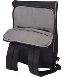 Rhine 15" Rolltop-Rucksack aus recyceltem GRS-Material 18 L schwarz 13 13008890 E3