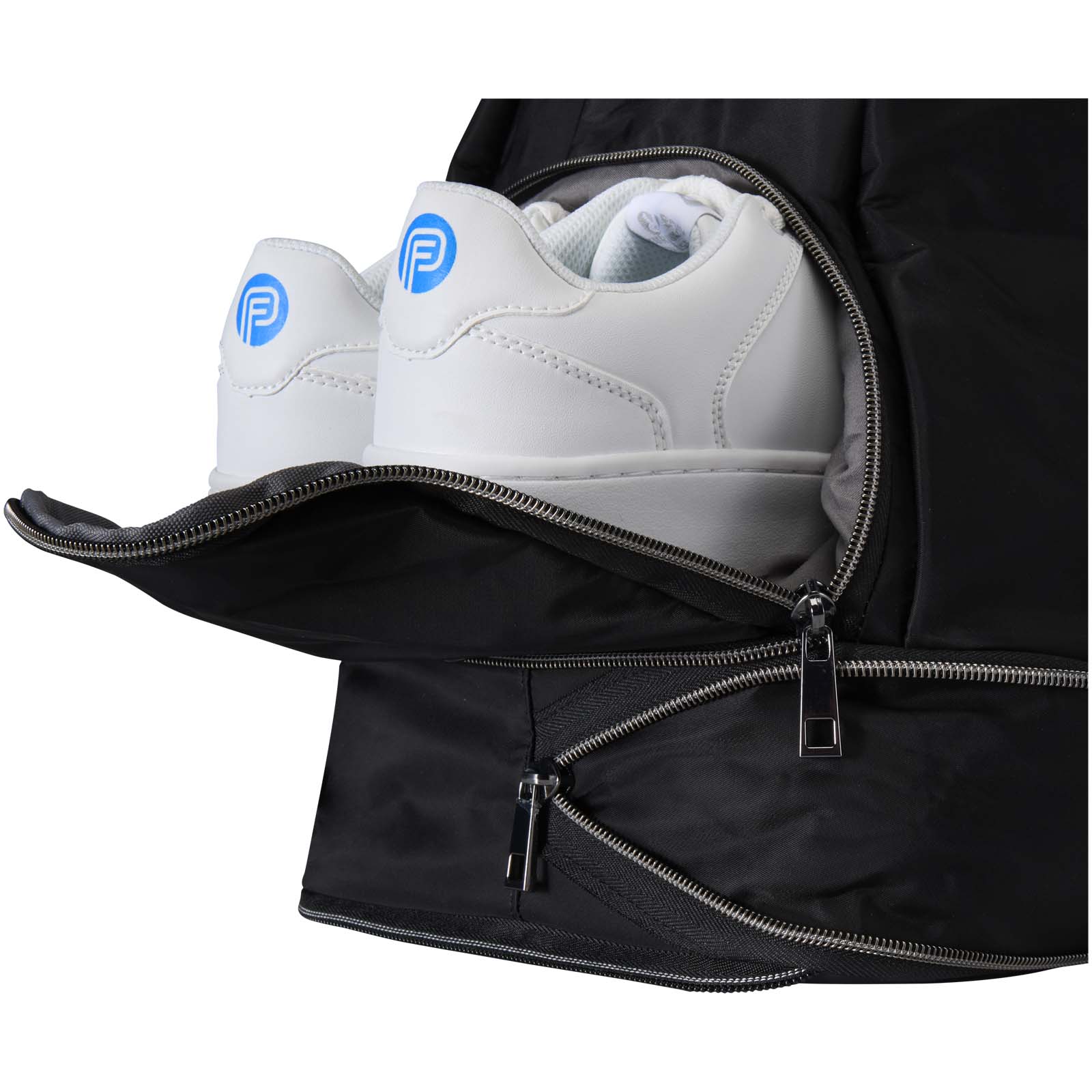 Rhine erweiterbare Reisetasche aus recyceltem Material 35 L schwarz 8 Rhine erweiterbare Reisetasche aus recyceltem Material 35 L schwarz – Bild 6