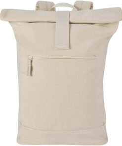 Alternative view of Recanvas 14” GRS recycelter Rolltop-Rucksack 16L