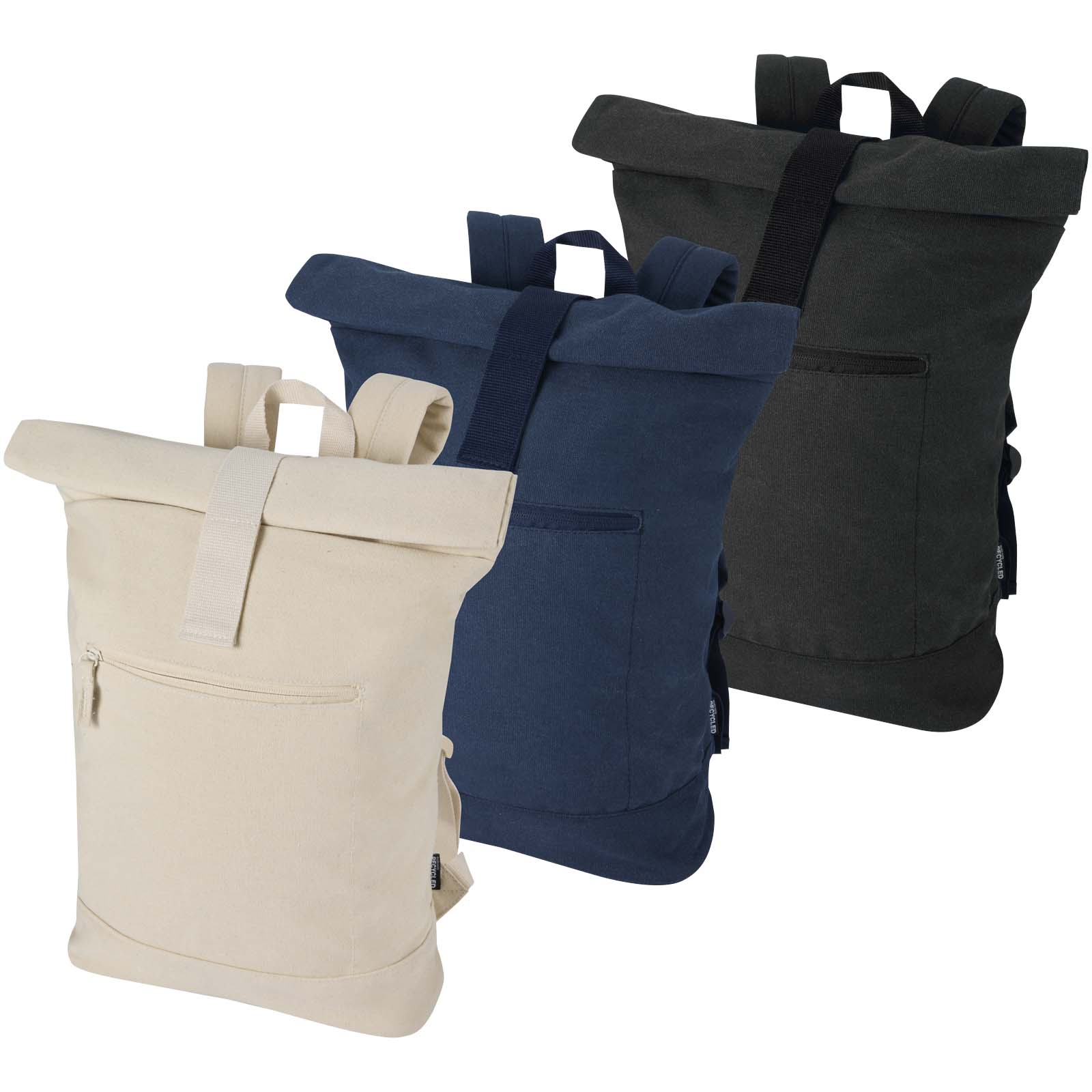 Recanvas 14” GRS recycelter Rolltop-Rucksack 16L 9 Recanvas 14” GRS recycelter Rolltop-Rucksack 16L – Bild 7