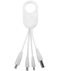 Alternative view of Troup 4-in-1-Ladekabel mit Typ C Spitze weiss