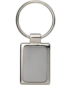 Alternative view of Sergio Rechteckiger Schlüsselanhänger silber