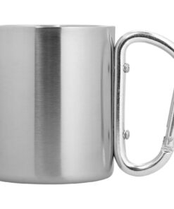 Alternative view of Alps 200 ml Isolierbecher mit Karabinergriff silber