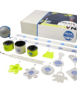 Musterbox mit reflektierenden Produkten