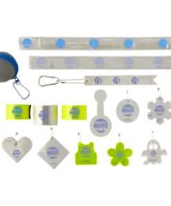 Musterbox mit reflektierenden Produkten weiss 9 1PW00601 E3