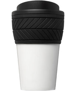 Alternative view of Brite-Americano® 350 ml Isolierbecher mit Schutzring Reifen-Design
