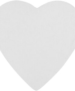 Alternative view of Sticky-Mate®herzförmige recycelte Haftnotizen weiss