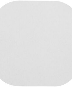 Alternative view of Sticky-Mate® recycelte Haftnotizen mit runden Ecken weiss