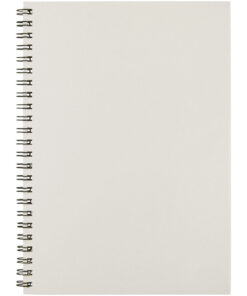 Alternative view of Desk-Mate® A5 recyceltes farbiges Notizbuch mit Spiralbindung