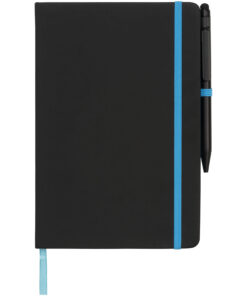 Alternative view of Noir Edge A5 Notizbuch mit farbigem Rand