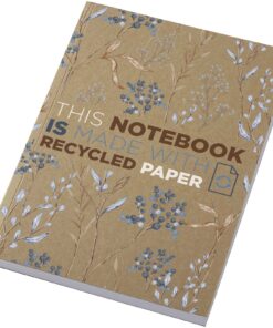 Novella Austen A5 Softcover Notizbuch aus recyceltem Kraftpapier – 100 Blatt