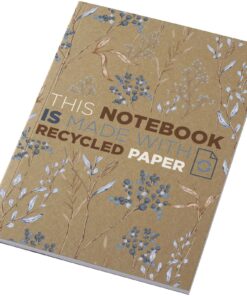 Novella Austen A5 Softcover Notizbuch aus recyceltem Kraftpapier – 50 Blatt