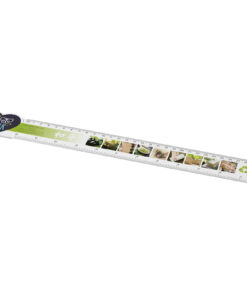 Tait 30 cm herzförmiges Lineal aus Recycling-Kunststoff