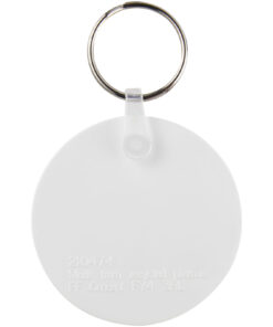 Tait kreisförmiger Schlüsselanhänger aus recyceltem Material weiss 7 21047501 B1