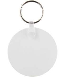 Alternative view of Tait kreisförmiger Schlüsselanhänger aus recyceltem Material weiss