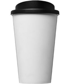 Alternative view of Brite-Americano® Recycled 350 ml Isolierbecher weiss / schwarz