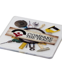 Renzo quadratischer Kunststoffuntersetzer