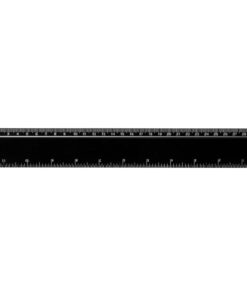 Alternative view of Terran 30 cm Lineal aus 100 % recyceltem Kunststoff schwarz