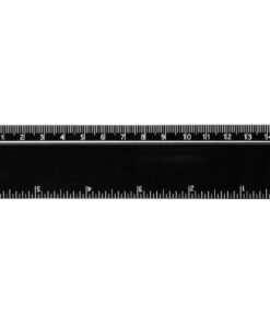 Alternative view of Terran 15 cm Lineal aus 100 % recyceltem Kunststoff schwarz