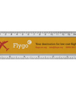 Alternative view of Ellison 15 cm Kunststofflineal mit Papiereinlage