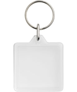 Alternative view of Vial quadratischer U1 Schlüsselanhänger transparent klar