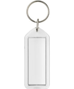 Alternative view of Stein wiederverschließbarer F1 Schlüsselanhänger transparent klar