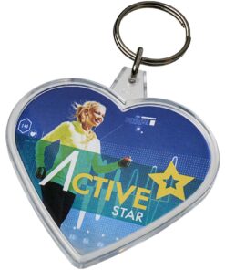 Combo Schlüsselanhänger in Herzform