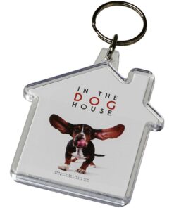 Combo Schlüsselanhänger in Hausform