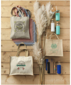 Varai 320 g/m Canvas und Jute Einkaufstasche 23L 9 21070100 M1