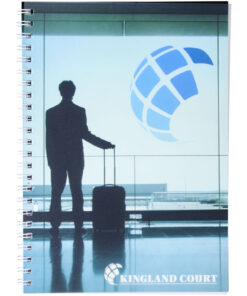 Alternative view of Desk-Mate® A5 Notizbuch mit Kunststoff Cover und Spiralbindung