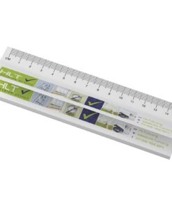 Sticky-Mate® Haftnotizen mit gedrucktem 15 cm Lineal aus recyceltem Material