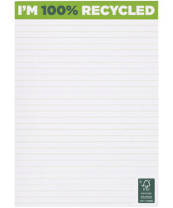 Alternative view of Desk-Mate® A5 recycelter Notizblock