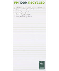 Alternative view of Desk-Mate® 1/3 A4 recyclelter Notizblock