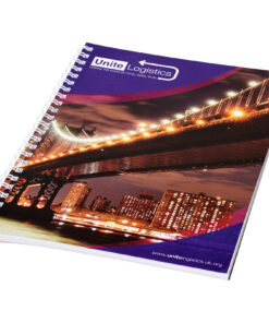 Home 30 Desk-Mate® A4 Spiralnotizbuch mit bedruckter Rückseite