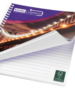 Desk-Mate® A4 Spiralnotizbuch mit bedruckter Rückseite 11 2129201 D1