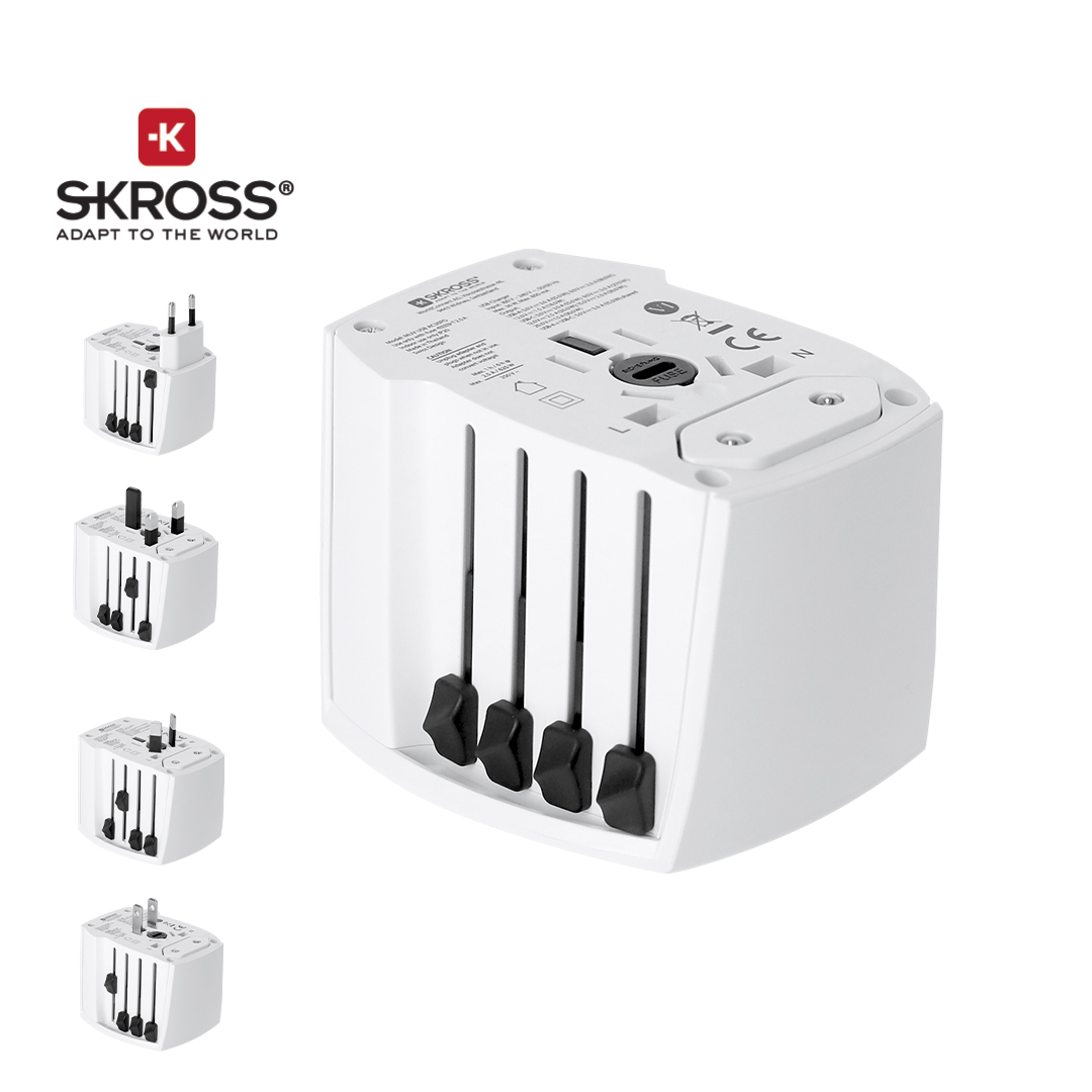 Universal Reise Adapter Skross MUV USB 30W PD 3 Universal Reise Adapter Skross MUV USB 30W PD